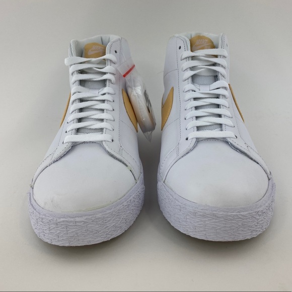 Nike SB Blazer Mid Premium Sneakers Core Gold - Picture 8 of 12